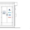 バッテリー交換ステーション及び実証用車両イメージ