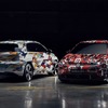 VW ID. ポロ（白）とID. ポロGTI（赤）