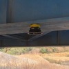 橋梁下部に設置したエネルギーハーベスター試作機