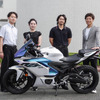 ヤマハ YZF-R25とデザイン＆カラー開発メンバー