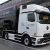 メルセデスAMGペトロナスが電動トラックのみでF1マシン輸送