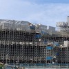 北野牧トンネル上部（群馬県松井田町大字北野牧）に位置する約70ｍ（当初の高さ）におよぶ岩塊を撤去する工事