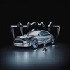 メルセデスベンツ『CLA』新型のアート作品。「リーグ・オブ・レジェンド」世界大会のトロフィーに着想