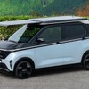 日産サクラの電動スライド式ソーラーシステム「Ao-Solar Extender（あおぞら エクステンダー）」搭載プロトタイプ