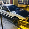 上海のイベントに展示されたトヨタ・カローラレビン・ハッチバック(AE86)