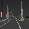 高速道路サービスエリア入口のデータイメージ