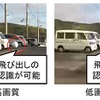 画質低下が物体の飛び出しの認識に与える影響