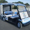 ジュビロ磐田に納入したデータアナリストサポートゴルフカー
