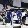 日産主催の横浜DeNAベイスターズ・F・マリノス応援イベントに『パトロール』も展示