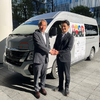 S.RIDEの概念実証（PoC）に協力し、車内エンタテインメント体験用にバン型EVを提供・展示