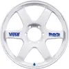 VOLK RACING TE37 Ultra LARGE P.C.D. 30th ANNIVERSARY STICKER Ver.（ホワイト）