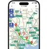 【アプリ】ルート作成イメージ（道路強調マップ）