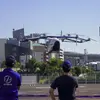 大阪港バーティポートでのデモフライト