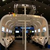 マイクロソフト オートモーティブビジネスユニットの展示ブース。