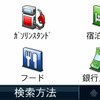 オンライン検索のメニュー