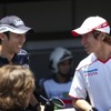 小林（向かって右）と中嶋。ブラジルGP