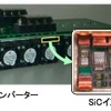 試作SiCインバーターとSiCインバーターモジュール