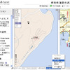 GetLocInfoを起動して対象サイトのALPSLABをクリック。地図サイトが表示されたら 住所の検索などで登録したいポイントを見つけ、「緯度経度」をクリップボードにコピーする。