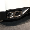 専用チタン製マフラー。NISMOロゴはテールフィニッシャーにあるが、通常は見えない