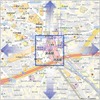 スクロール地図の稼動範囲イメージ