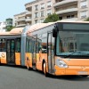 イリスバスが生産中の路線バス用車両「シテリス」のCNG（圧縮天然ガス）仕様。