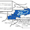 米国ペンシルベニア州のシェールガス事業プロジェクト対象エリア