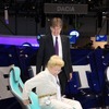 パンディオンのシートを応用したルームチェアも公開した