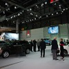 新型RVRも出展されたジュネーブショーの三菱ブース