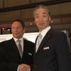 木村社長（向かって右）とインディアンのメルシール氏
