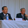 トヨタ内山田副社長とマツダ山木副社長（29日）