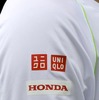 国枝選手着用ウェアの「Honda」ロゴ