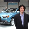 ASXの説明をして頂いたミツビシモーターR＆D（ヨーロッパ）の車両試験マネージャーの松井孝夫氏