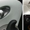 左：インテリアデザイン研究車両 BUI-2、右上：キューブ、右下：フェアレディZ