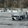 雪の中でジムカーナにトライする非常に珍しいファセルベガ・ファセリア。新車当時から日本にある車両である