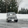 フィアット1100TVも雪のジムカーナに果敢にトライ