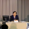 7日に行われた決算会見での森郁夫社長