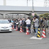 10日、尾久自動車学校（東京都小金井市）で実施された実車走行調査の様子（撮影＝中島みなみ）