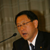 豊田章男社長（11日・東京本社）
