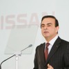 カルロス・ゴーン社長（12日、決算発表会見）