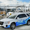 シボレーの燃料電池車とガスステーション