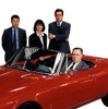 車上がセルジオ、後列向かって左からパオロ、ロレンツァ、アンドレア（photo：Pininfarina）