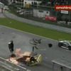 ガヤルドがワンメークレースで大クラッシュ