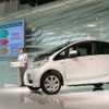 益子社長とi-MiEV（資料画像）