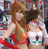 レイ＆アスカのコスプレRQが秋葉原に登場