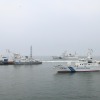 関門海峡東口南方海域で、容疑船を発見