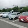会場駐車場に集った500