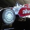 フォーミュラ・ニッポンドライバーである平手晃平選手の山車（だし）展示