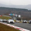 レース直後、マイカーでセーフティーカー先導の元、国際レーシング コースを実体験