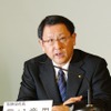 豊田社長（2月の記者会見）