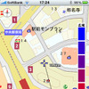 地図を拡大すると地下鉄の出口まで表示される。